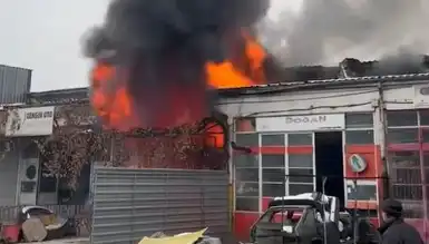 Sanayi Sitesinde Büyük Yangın!